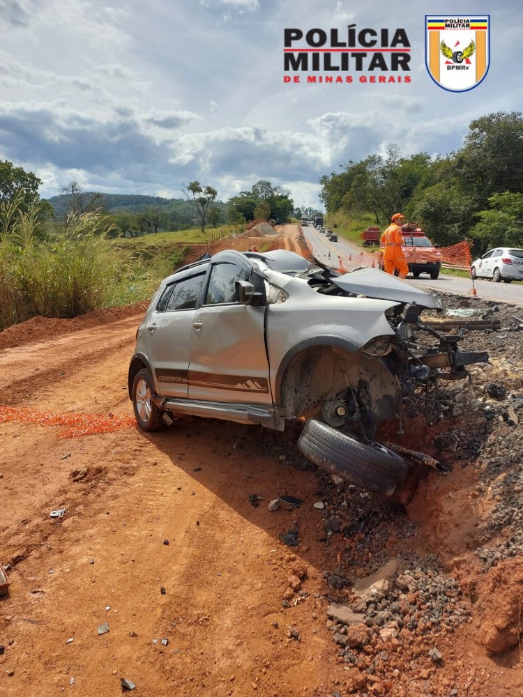 Mulher morre em acidente na MG 050 no final da manhã de hoje 22 de