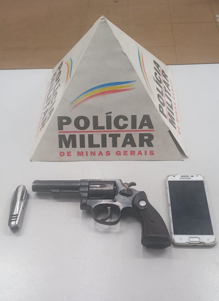 Homem é preso por porte ilegal de arma de fogo