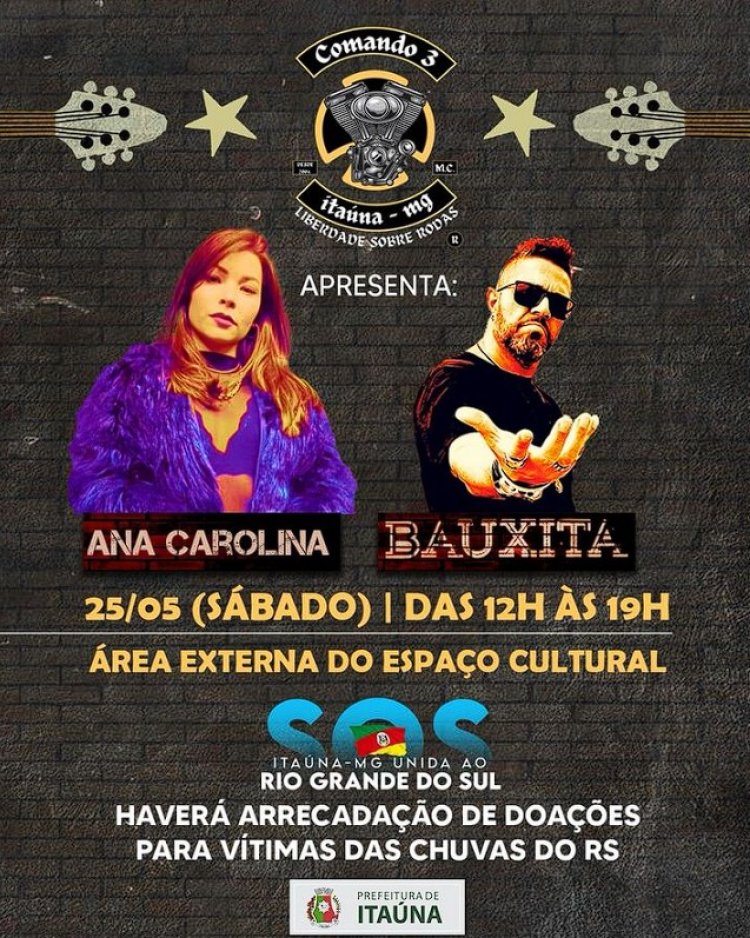 Show, comemoração e ajuda neste sábado