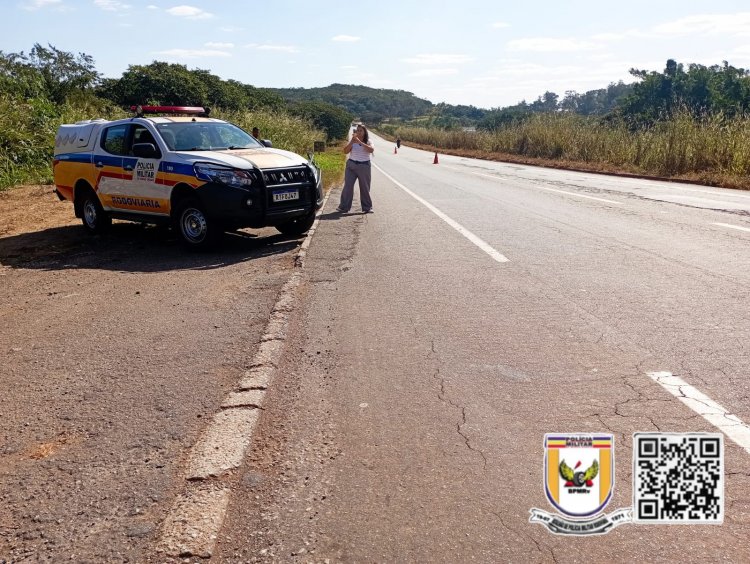 Comunidade faz manifestação na MG-431 devido a acidentes