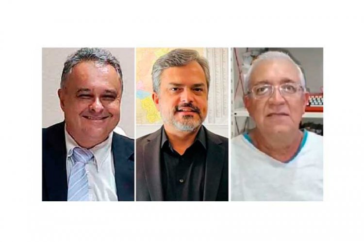 Três candidatos a prefeito