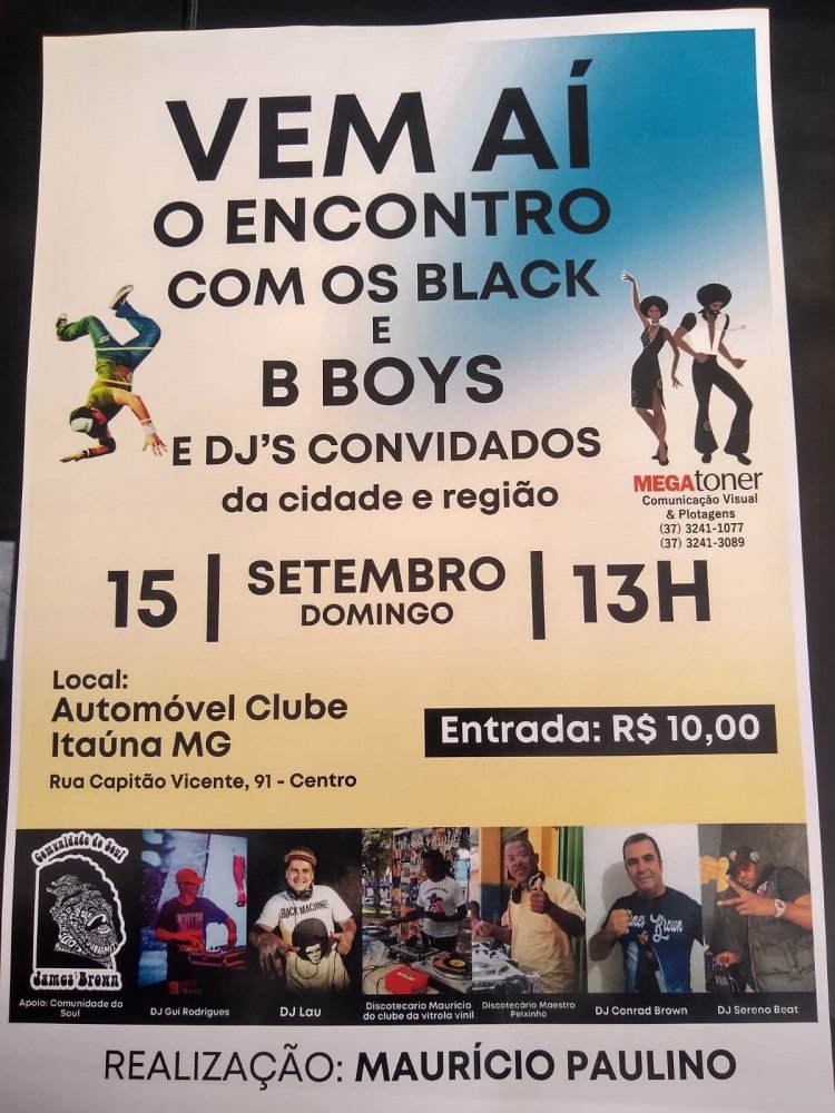 Encontro de dança e música no  Automóvel Clube