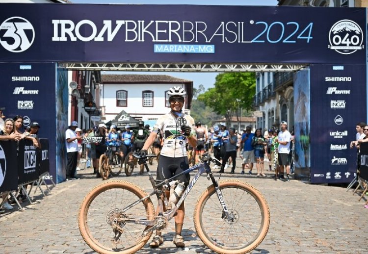 Karen Olímpio é bicampeã do Iron Biker Brasil