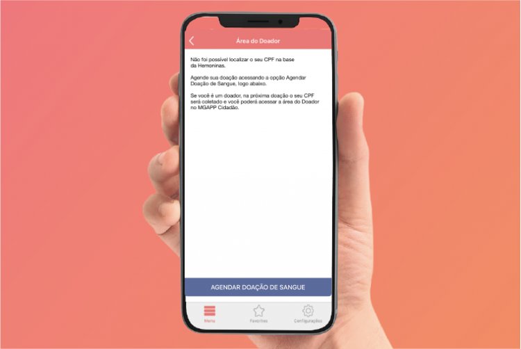 FERRAMENTA DIGITAL - Doadores de sangue têm área exclusiva em aplicativo do governo