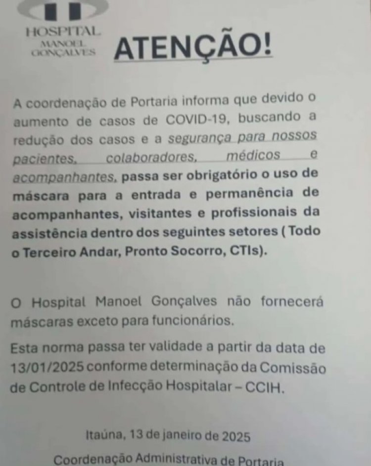 Aumento de  casos de covid-19  gera determinação