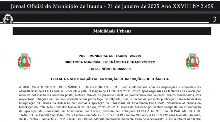 Prefeitura publica  mais dois editais