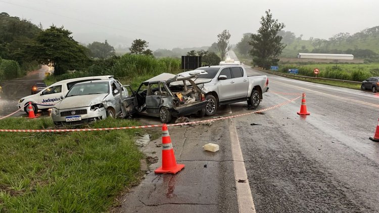 Acidente deixa um morto e dois feridos na MG-050