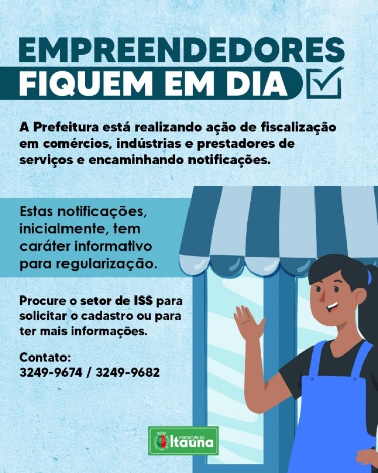 REGULARIZAÇÃO - Fiscalização nos empreendimentos da cidade