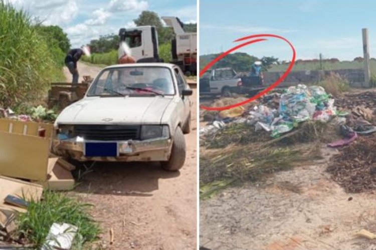 SAAE registra cidadãos descartando todo tipo de lixo nas ruas da cidade